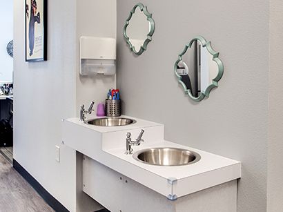 Brushing Sinks